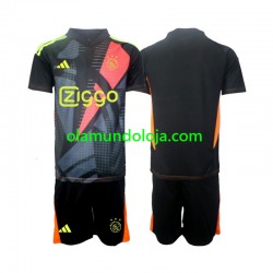 Camisola AFC Ajax Guarda-redes Criança Equipamento Primeiro 2024-2025 Manga Curta
